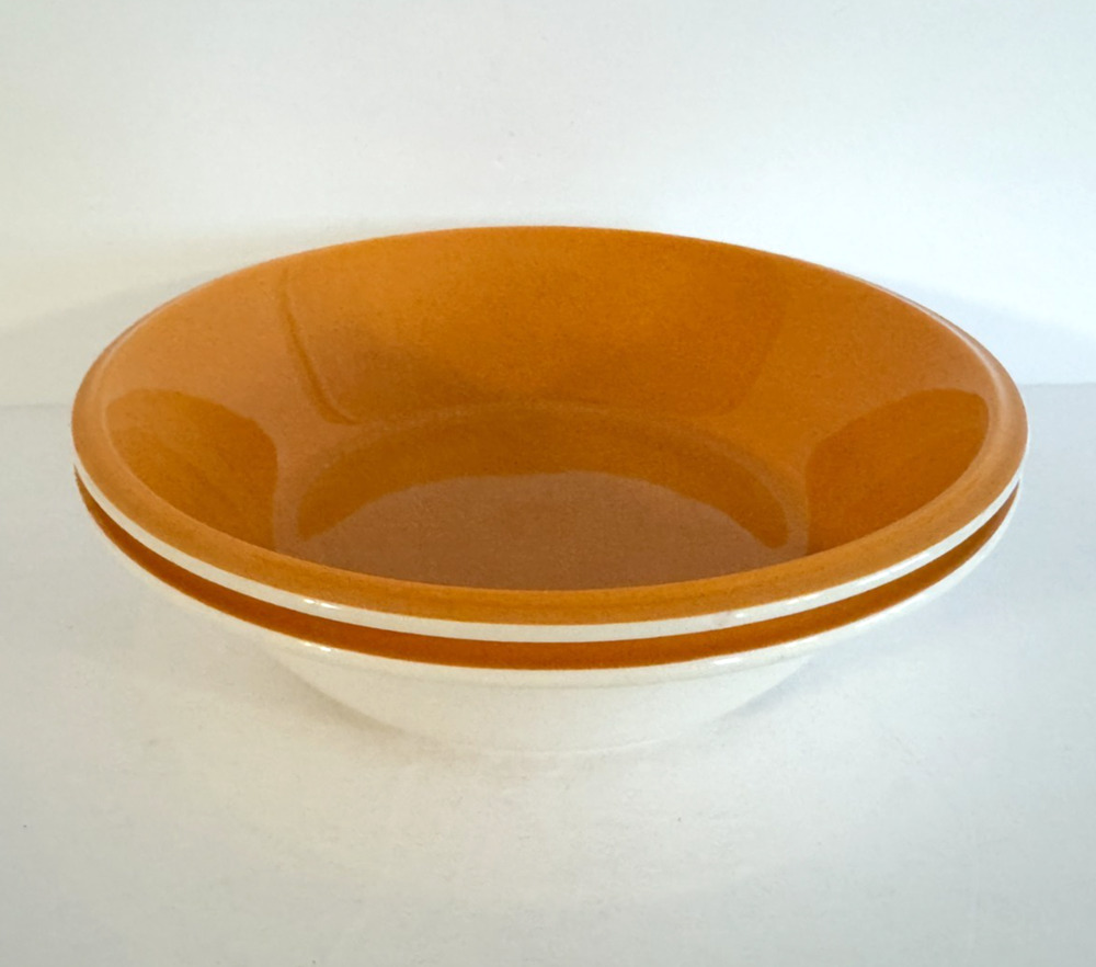 Mikasa Accent Orange Peel D0200 9" Serving Bowls Set of 2 Japan 1970s Vintage